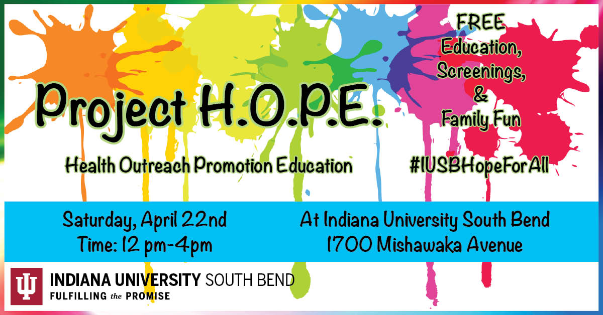 Project H.O.P.E. April 22 12-4pm